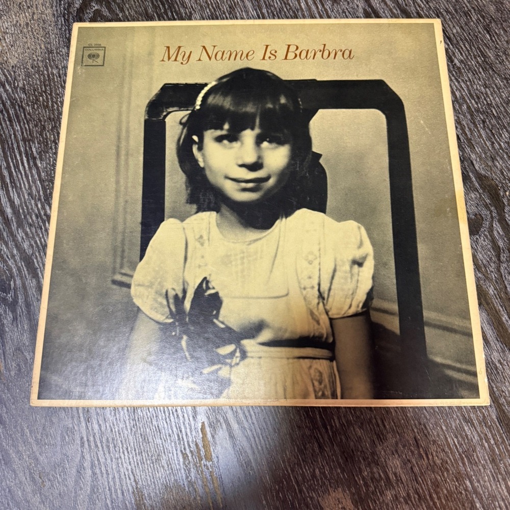 Barbra Streisand My Name Is Barbra (Mono Sound) CL 2409 Columbia LP VG+ Broadway